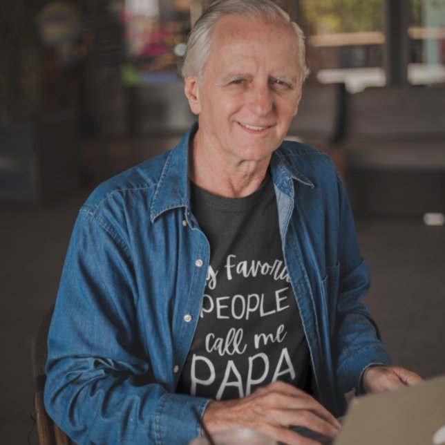 My Favourite People Call Me Papa Funny Grandpa T-Shirt (Creator Uploaded)