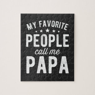 My Favourite People Call Me Papa Jigsaw Puzzle