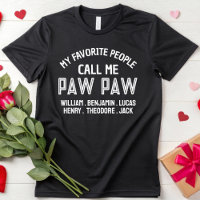 My Favourite People Call Me Paw Paw Birthday Party