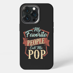My Favourite People Call Me Pop Fathers Day Beach iPhone 13 Pro Case