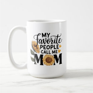My Favourite People Call Mum Funny Mum Family Gift Coffee Mug