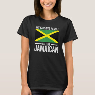My Favourite People Jamaican Jamaican Flag T-Shirt