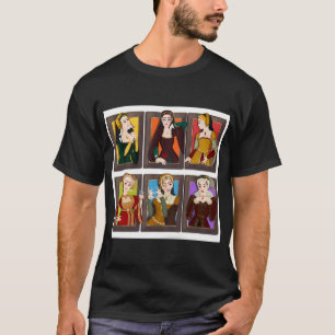My Favourite People The Six Wives Funny Graphic Gi T-Shirt