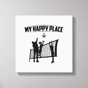 My Favourite Place   Volleyball Player Gift Idea Canvas Print
