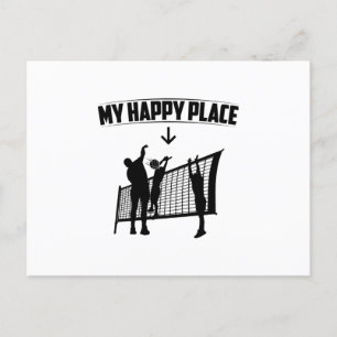 My Favourite Place   Volleyball Player Gift Idea Postcard
