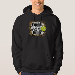 My Favourite Player Calls Me Bubbe Tennis Mother's Hoodie