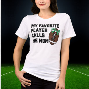 My Favourite Player Calls Me Mum Football Tri-Blend Shirt
