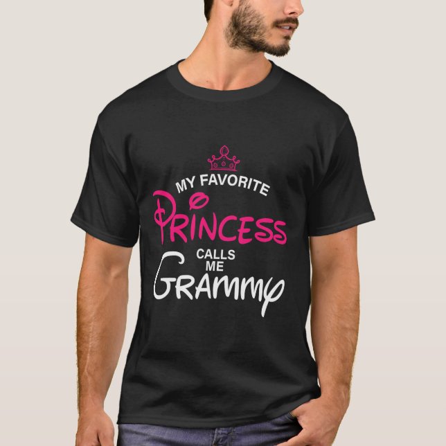 My Favourite Princess Calls Me Grammy Daughter Fat T-Shirt (Front)