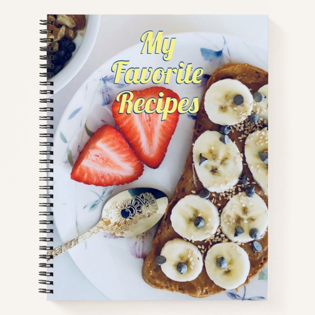 My Favourite Recipes, Strawberries Notebook (Front)