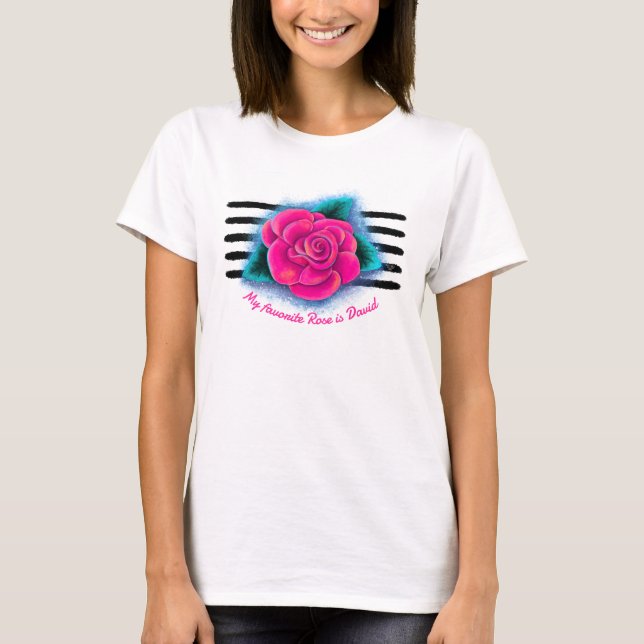 My Favourite Rose T-Shirt (Front)