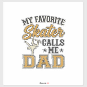 My Favourite Skater Calls Me Dad Vintage Shirt_1