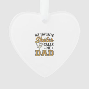 My Favourite Skater Calls Me Dad Vintage Shirt_1 Ornament