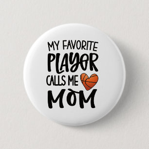 My Favourite Sketll Player Calls Me Mum Sketll Mum 6 Cm Round Badge