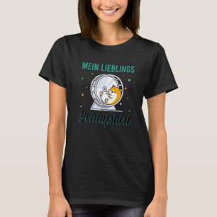 My Favourite Sleep Hamster Gold Hamster Dwarf Ham T-Shirt