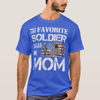 my favourite soldier calls me mum 2 T-Shirt