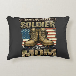 My favourite soldier calls me mum decorative cushion