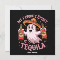 My Favourite Spirit Is Tequila Halloween Drinking
