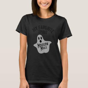 My Favourite Spirit Mule Halloween Ghost Vodka T-Shirt