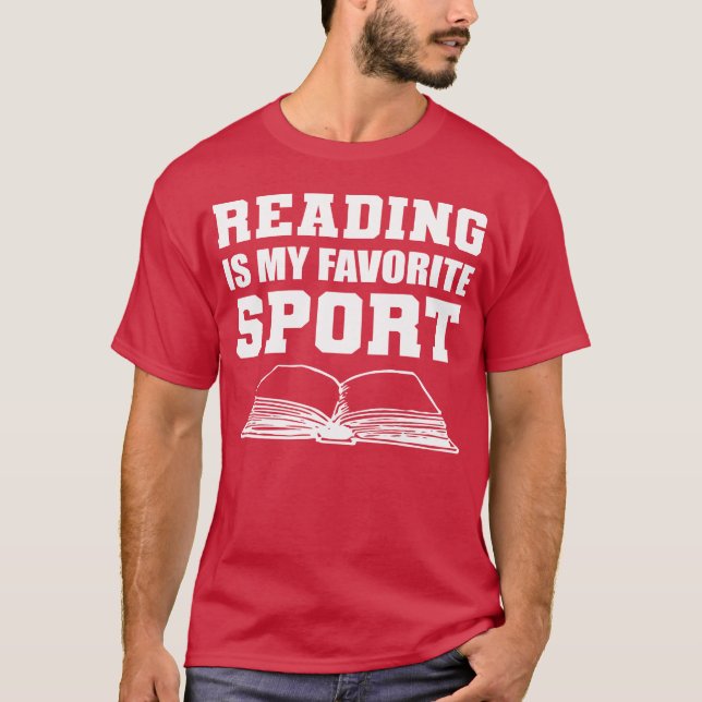 My Favourite Sport Novelist Gift retro T-Shirt (Front)