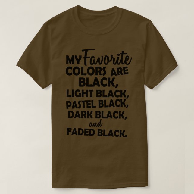 My favourite T-Shirt (Design Front)