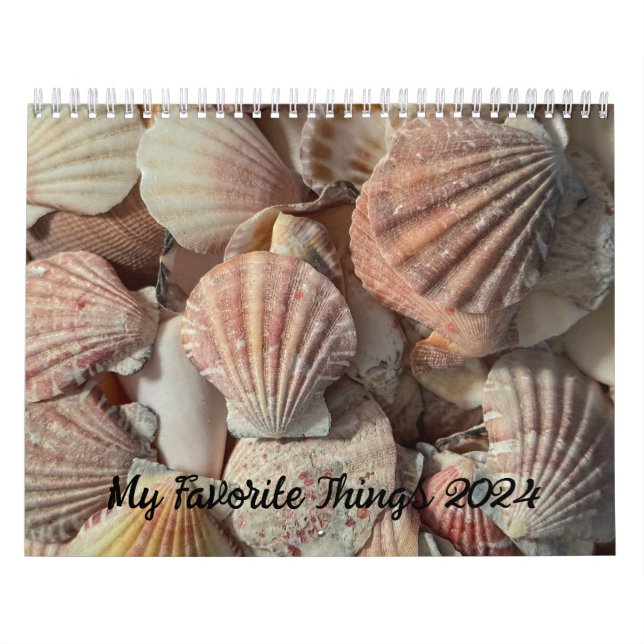 My Favourite Things 2024 Calendar (Cover)