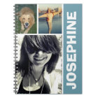 My favourite things blue photo collage journal