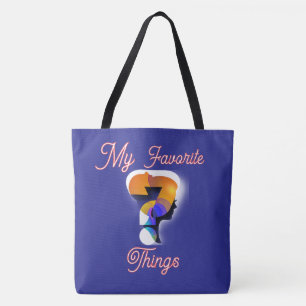 My Favourite Things Blue Tote Bag
