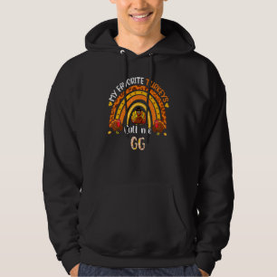 My Favourite Turkeys Call Me Gg Thanksgiving Hoodie