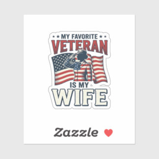 My Favourite Veteran Is My Wife Patriotic Shirt De