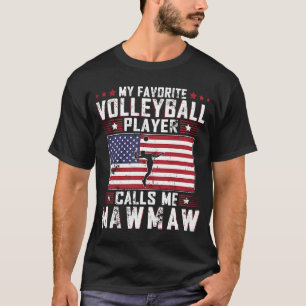 My Favourite Volleyball Player Calls Me Mawmaw Mot T-Shirt