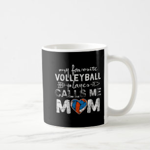 My Favourite volleyball Player Calls Me Mum Fun Mu Coffee Mug