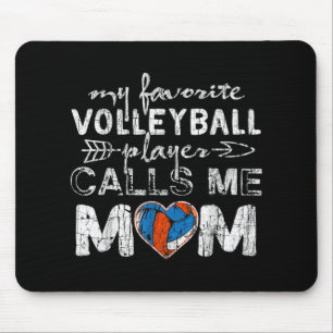 My Favourite volleyball Player Calls Me Mum Fun Mu Mouse Pad