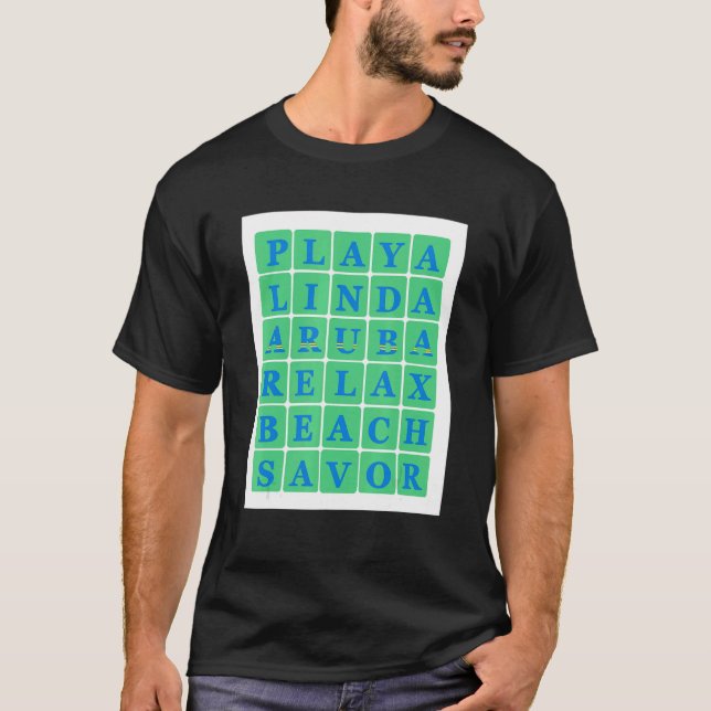 My Favourite Word ARUBA T-Shirt (Front)