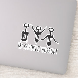 My Favourite Work Out Wine Tumbler  Funny