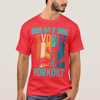 My Favourite Workout Motor Sled Snowmobile  T-Shirt