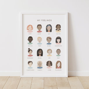 My Feelings Emotions Chart Classroom Decor