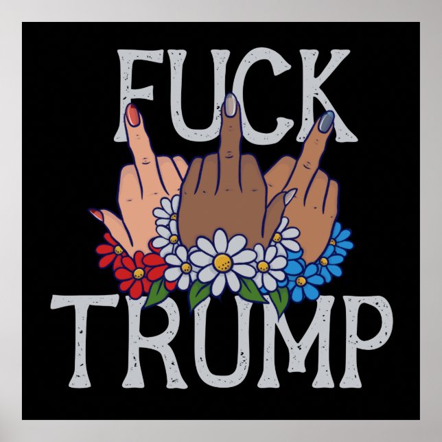 My Feelings on Donald Trump United we Stand Poster (Front)