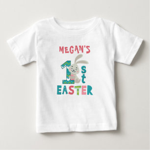 My First 1st Easter Personalised Name Baby T-Shirt