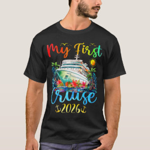 My First 2026 Cruise Trip Kids Vacation Matching F T-Shirt