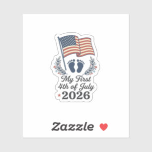 My First 4th of July 2026 Baby Vintage Patriotic S