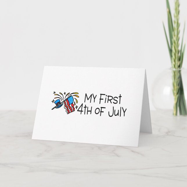 My First 4th Of July Card (Front)