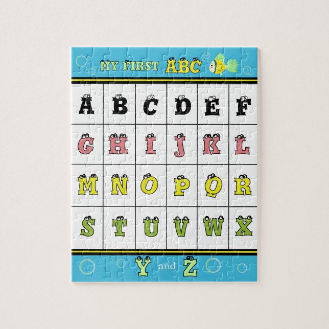 My First ABC Golden fish Puzzle (Vertical)