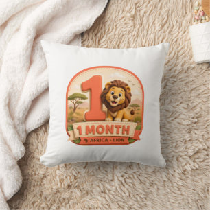 My First Adventure – 1 Month Baby Milestone Little Cushion