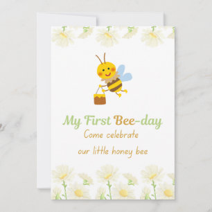 My First Bee-day Invitation