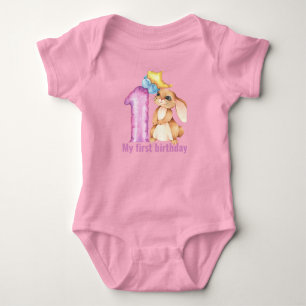 My first birthday  baby  bodysuit