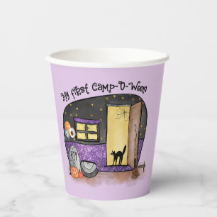 My First Camp-O-Ween   Halloween Camping Paper Cups