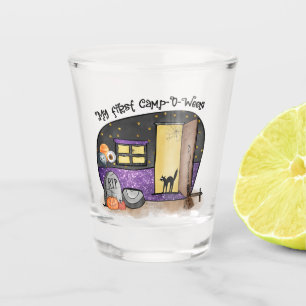 My First Camp-O-Ween Halloween Camping Shot Glass