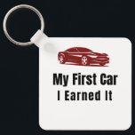 My First Car Keychain – I Earned It – Proud First<br><div class="desc">Celebrate the pride of owning your very first car! This stylish keychain features the bold phrase "My First Car – I Earned It", perfect for anyone who worked hard to achieve their dream. Whether it's your first vehicle, a milestone purchase, or a gift for someone who just got their first...</div>