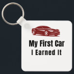 My First Car Keychain – I Earned It – Proud First<br><div class="desc">Celebrate the pride of owning your very first car! This stylish keychain features the bold phrase "My First Car – I Earned It", perfect for anyone who worked hard to achieve their dream. Whether it's your first vehicle, a milestone purchase, or a gift for someone who just got their first...</div>