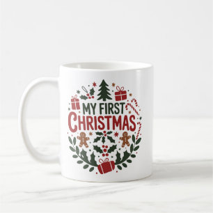 My First Christmas 1st Xmas Family Matching Baby  Coffee Mug